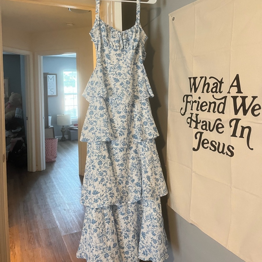 Blue dress!!